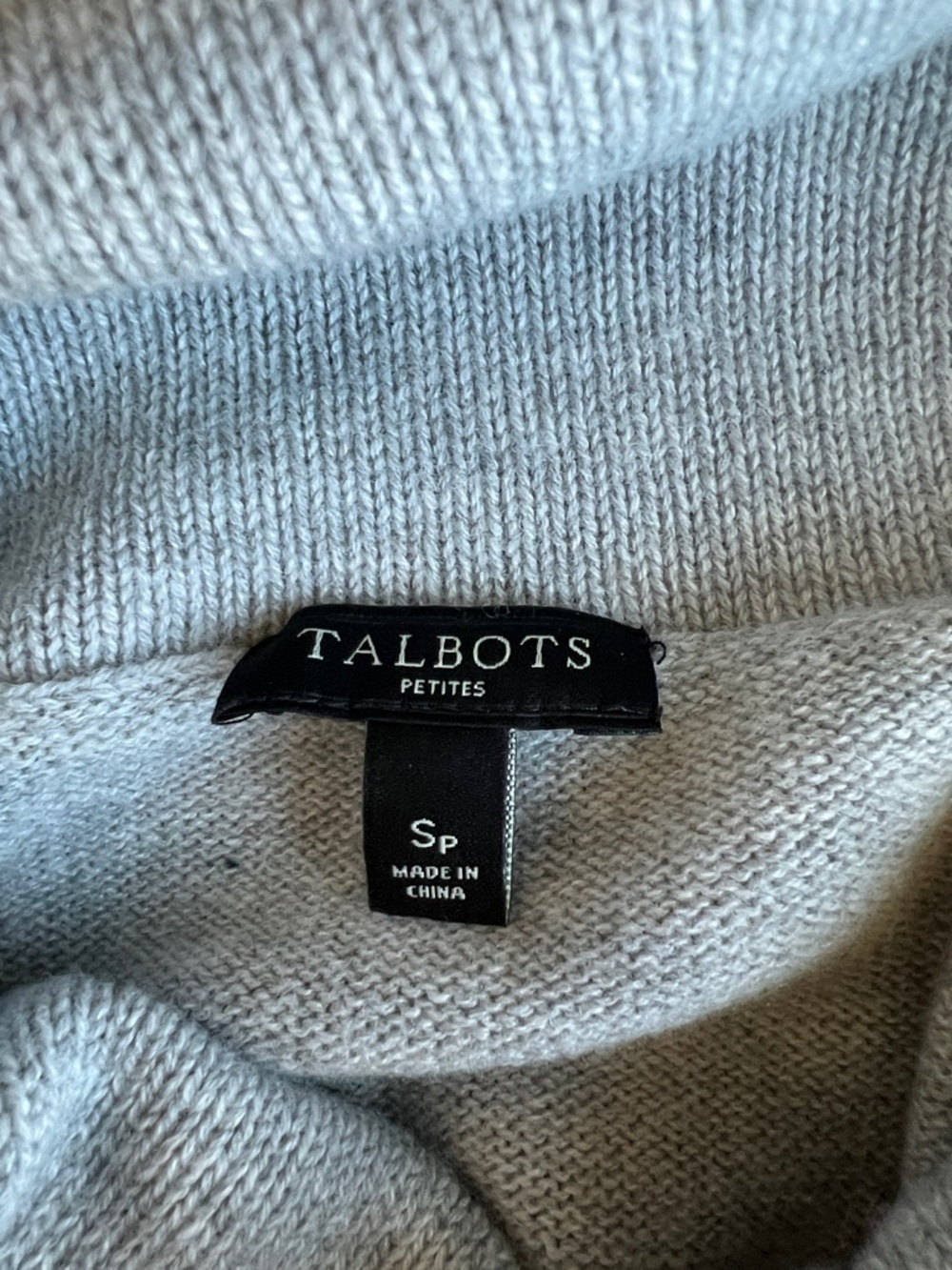 Talbots Knit Cowlneck Lambswool Blend Holiday Sweater - Picture 7 of 8